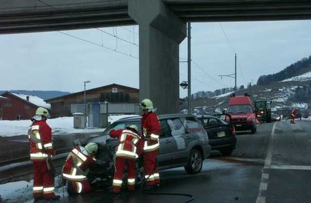 Verkehrsunfall in Rothenthurm vom 14. Januar 2009