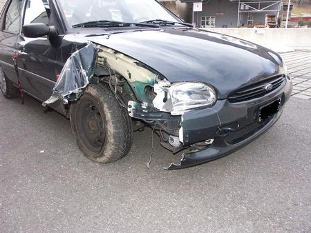 Verkehrsunfall in Seewen 8. März 2009