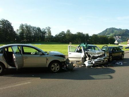 Verkehrsunfall in Sattel, 21. Juli 2009