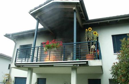 Balkonbrand in Wangen 31. Juli 2009
